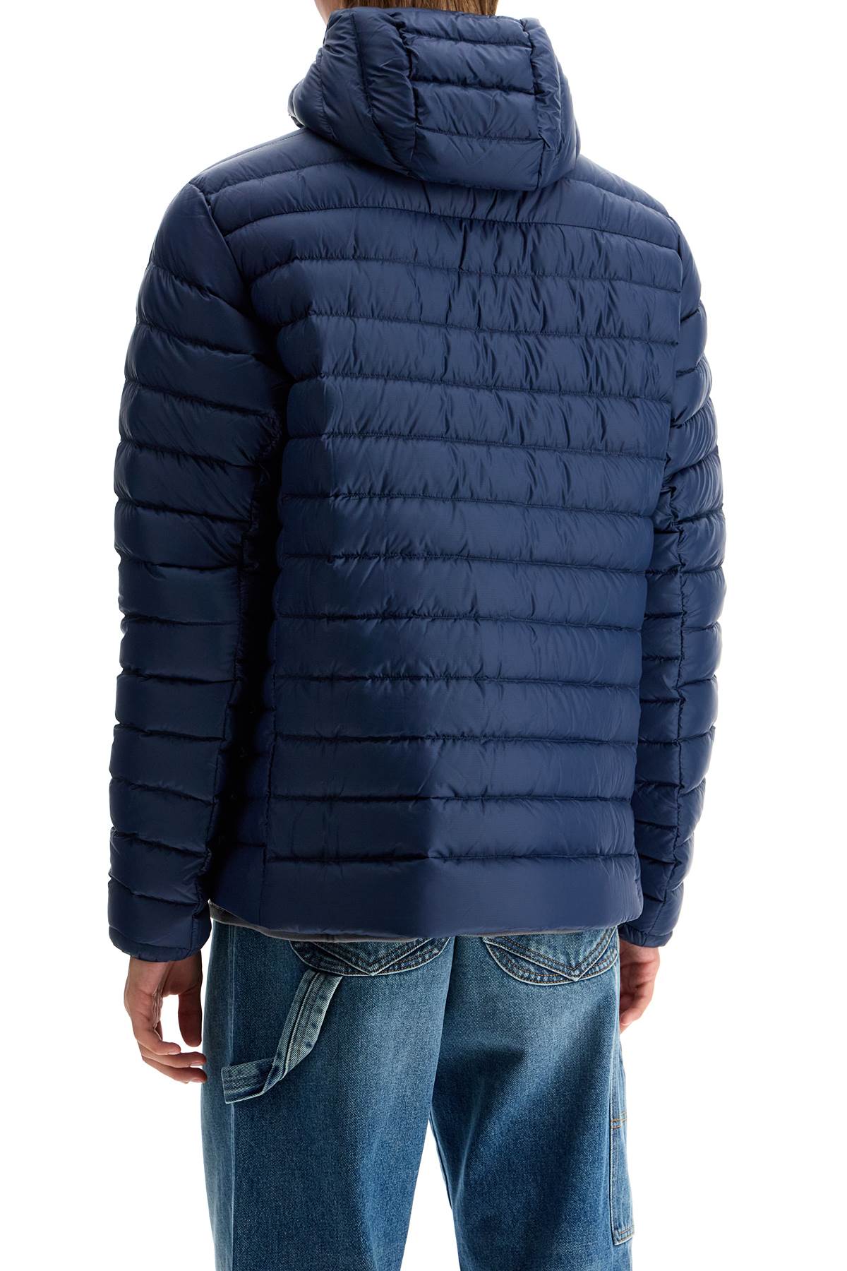 Down-filled Hooded Sweater  - Blu