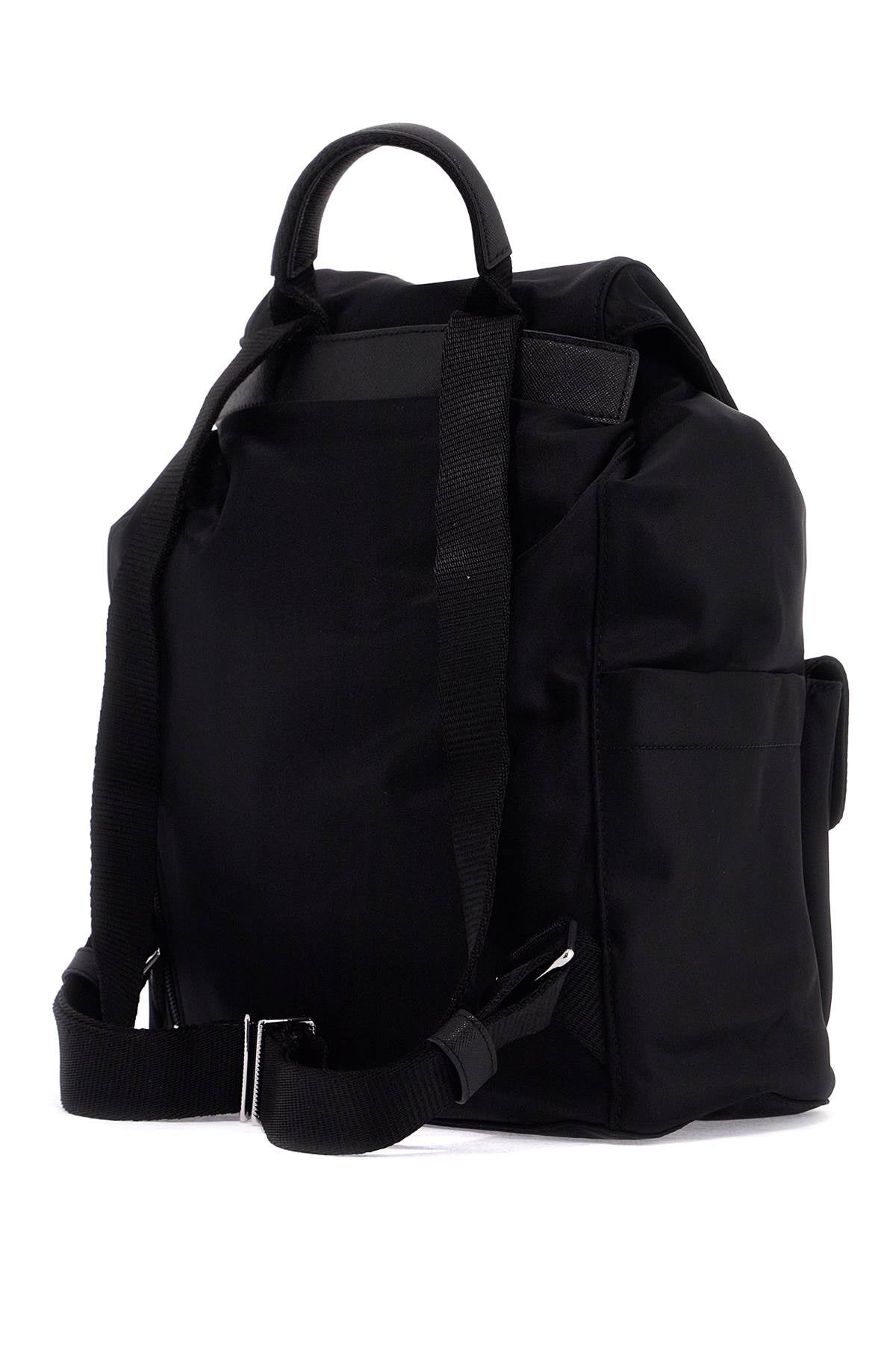 Recycled Nylon Backpack  - Black