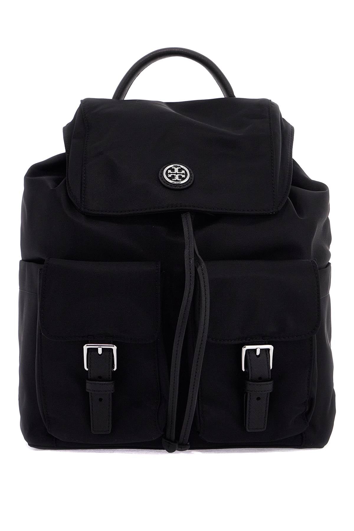 Recycled Nylon Backpack  - Black