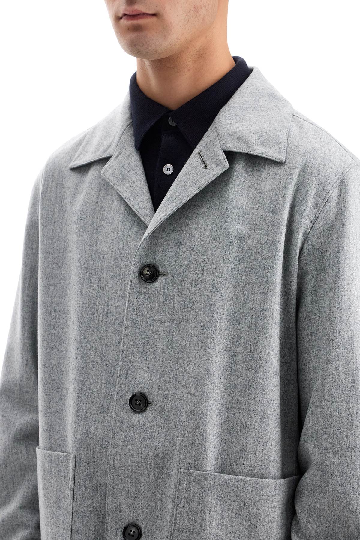 Alpine Wool Blazer For  - Grey