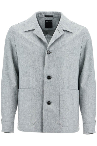 Alpine Wool Blazer For  - Grey