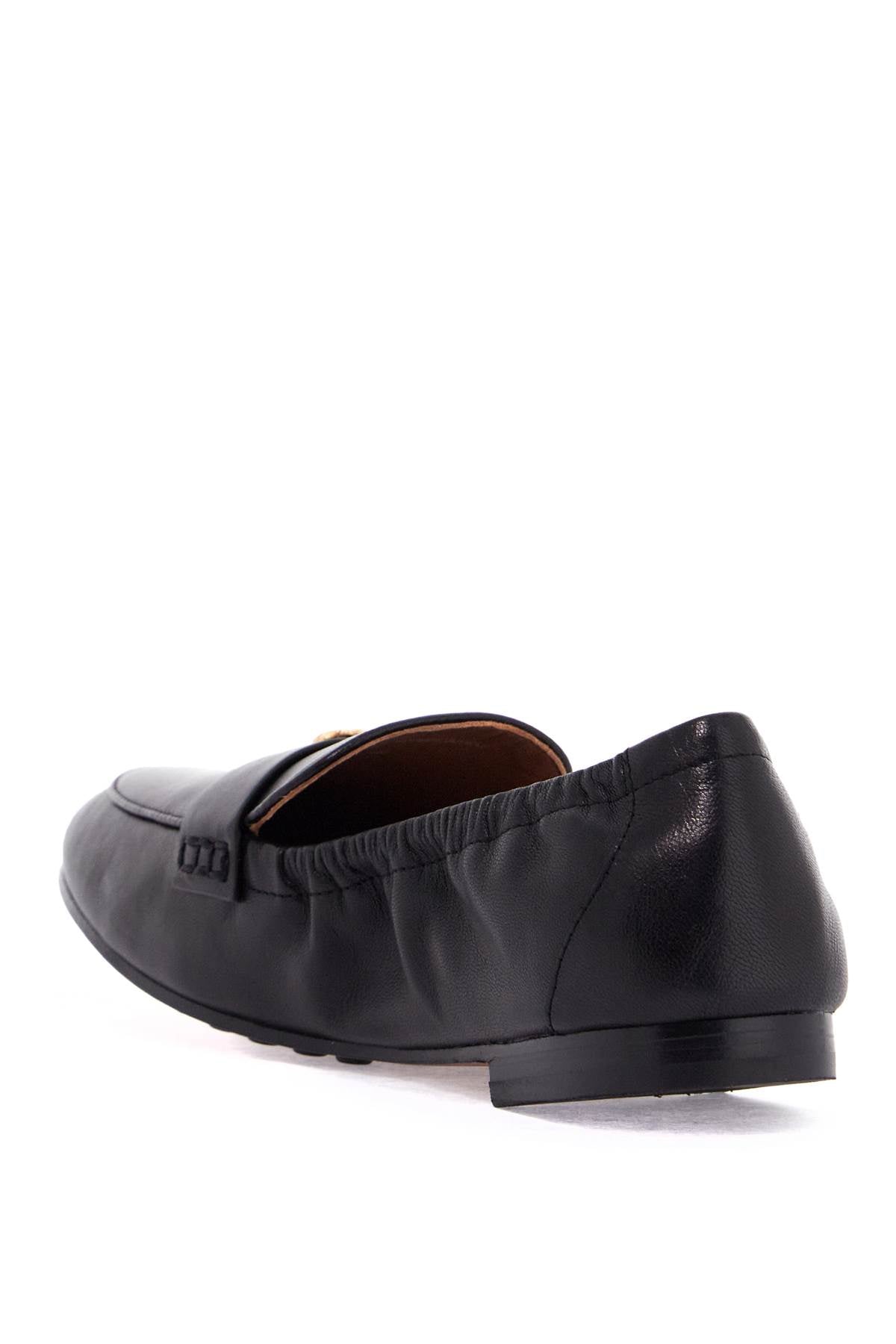 Nappa Leather Ballerina  - Black