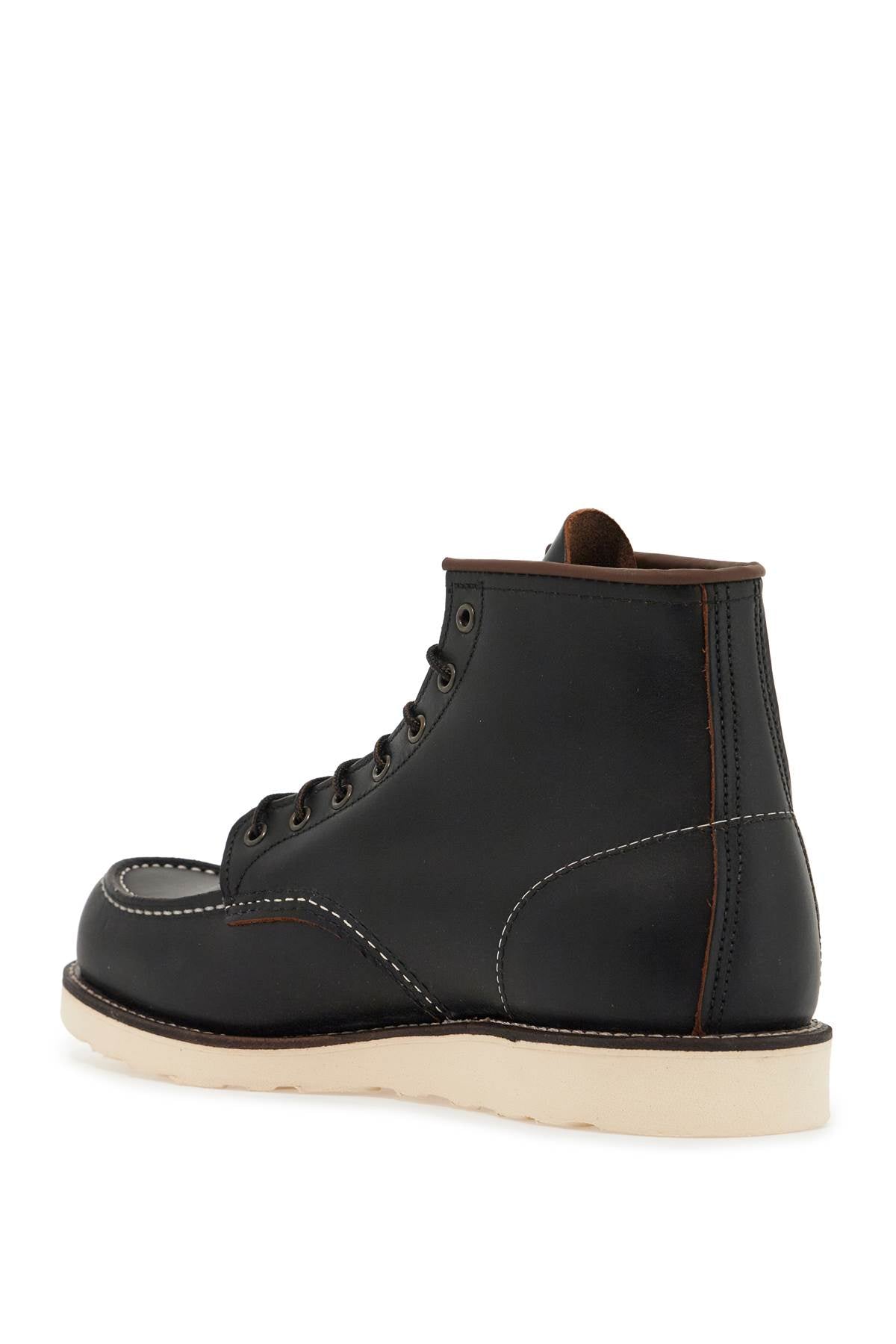 Classic Moc Ankle Boots  - Black