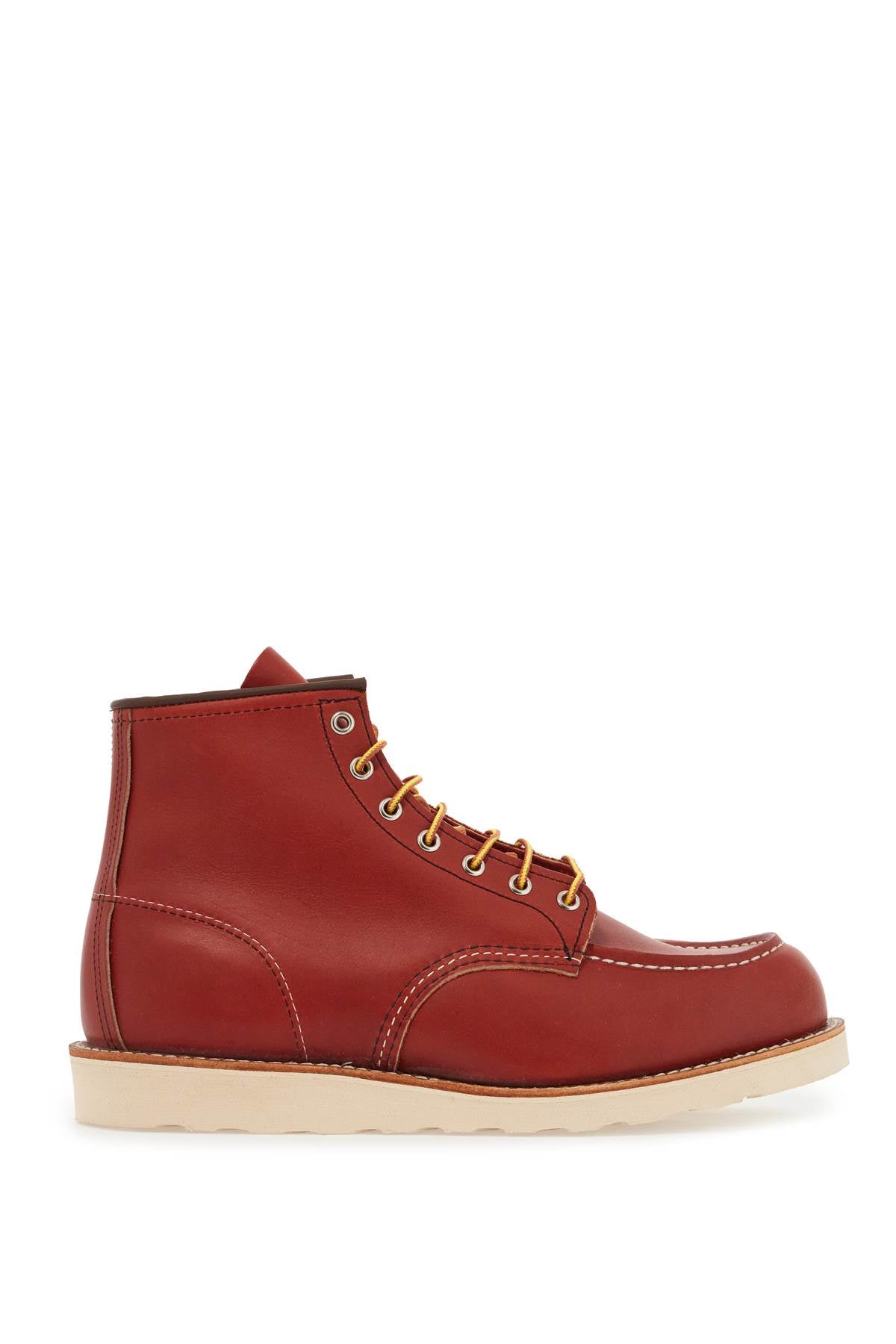 Classic Moc Ankle Boots  - Red