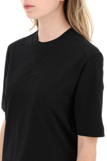 Embossed Logo T-shirt  - Black