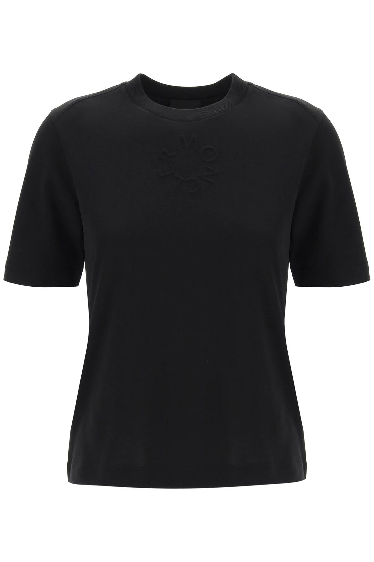 Embossed Logo T-shirt  - Black