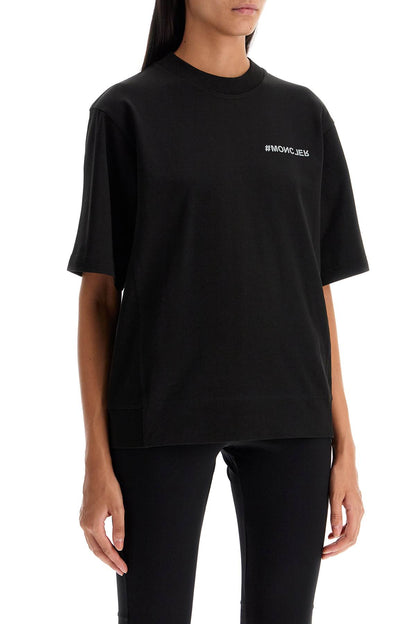 Logo Printed T-shirt  - Black