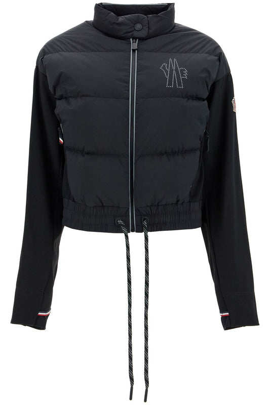 Technical Jersey Down Jacket  - Black