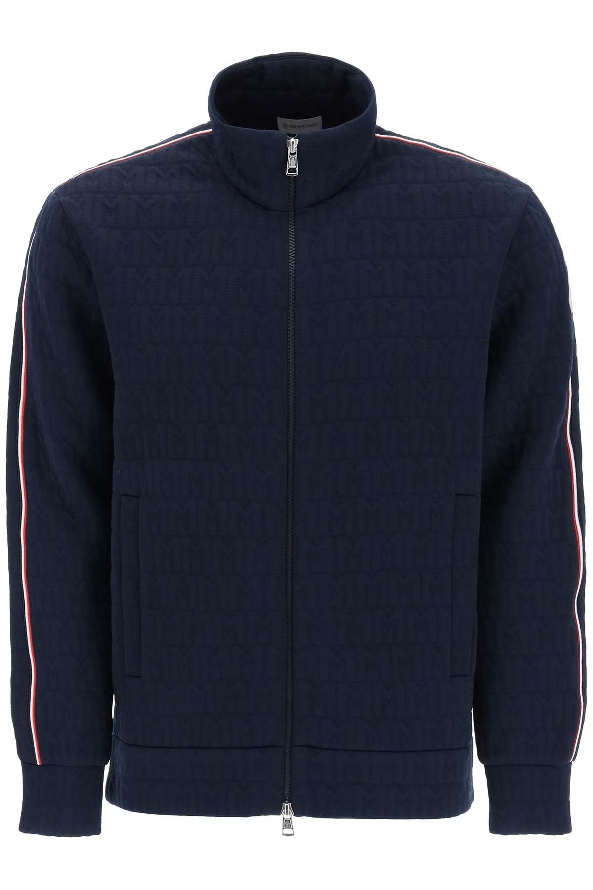 Ma

monogram Quilted Sweat  - Blu