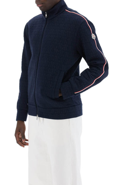 Ma

monogram Quilted Sweat  - Blu