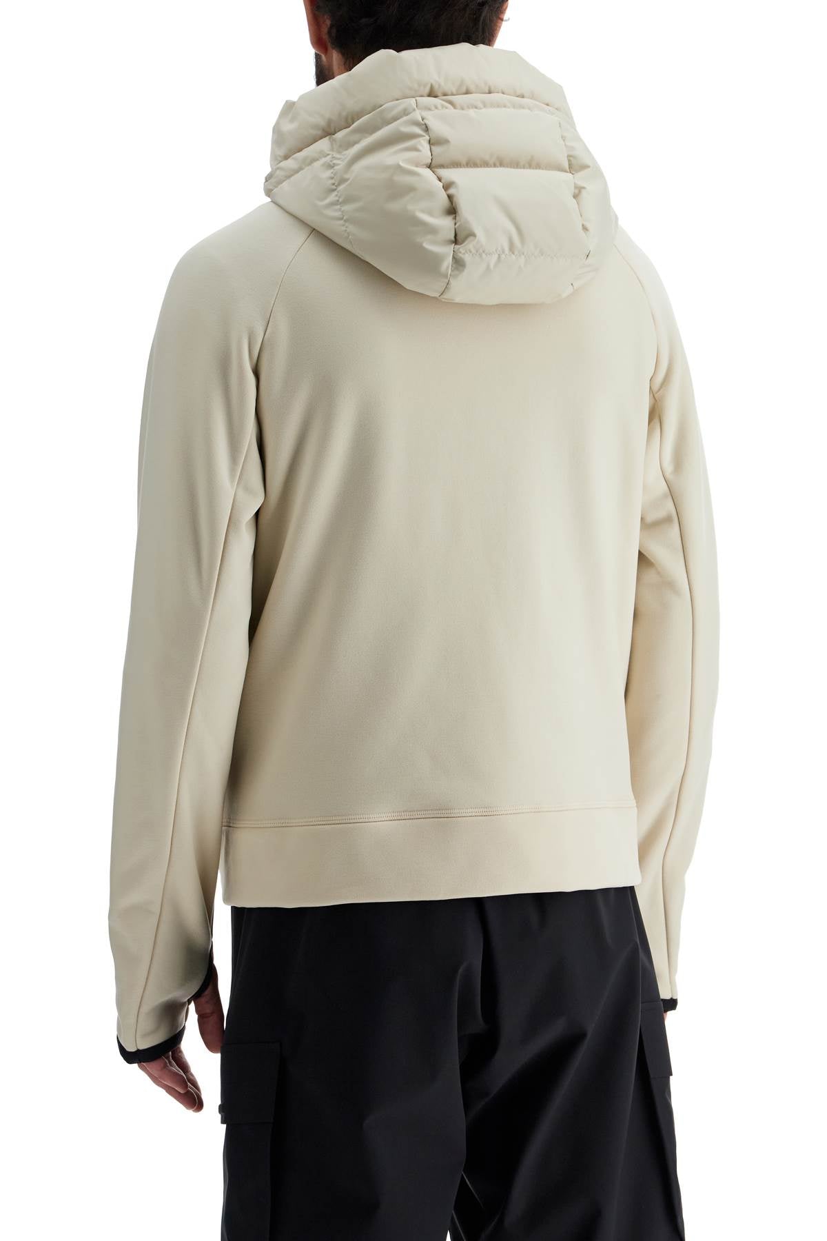 Hybrid Hoodie In Polartec  - Beige