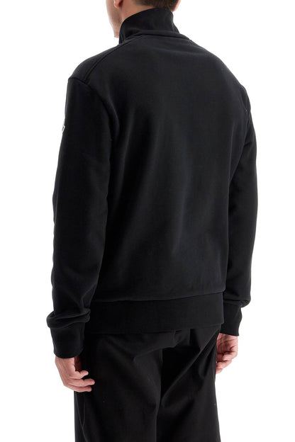 Hybrid Zip-up Sweatshirt  - Black