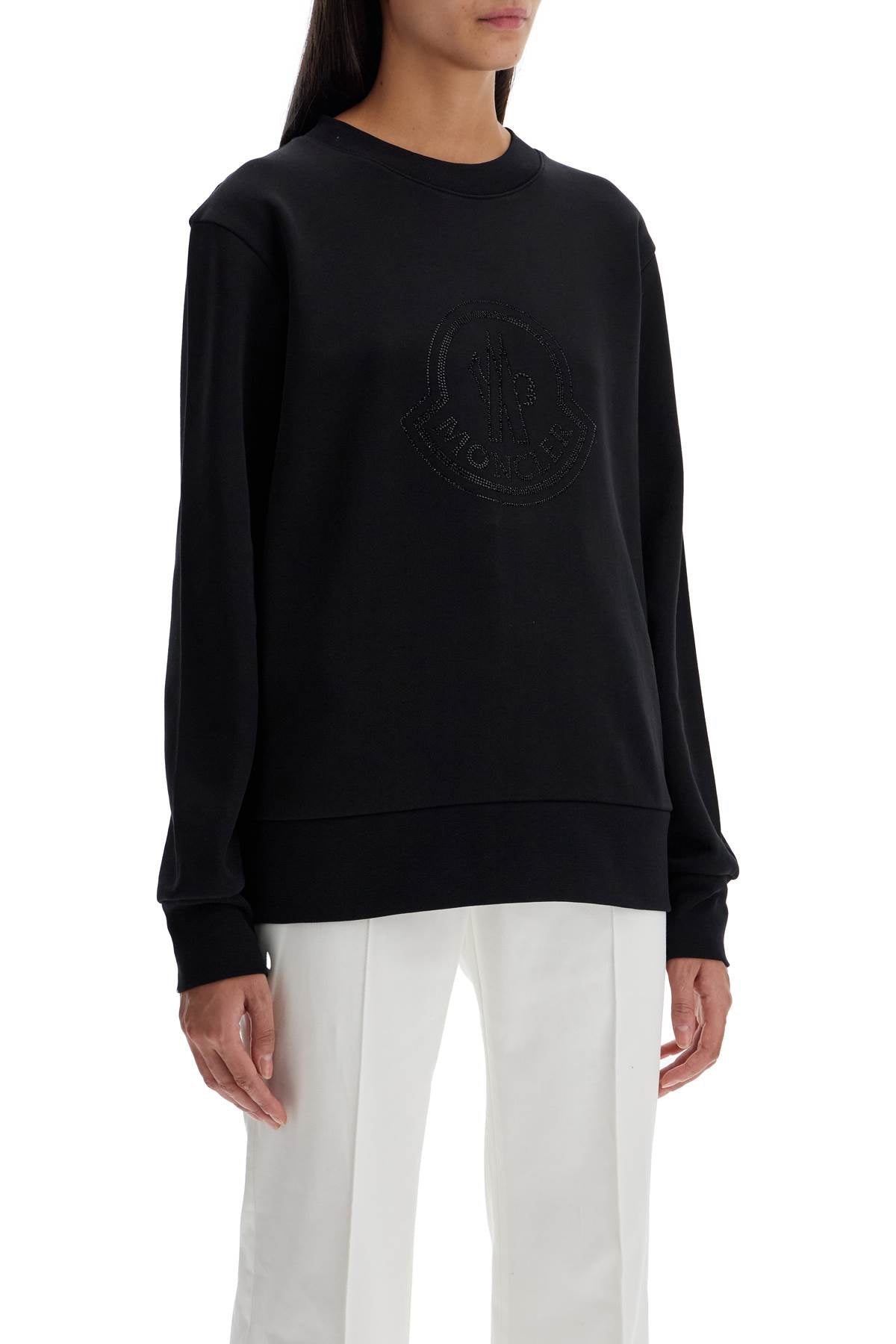 "sweatshirt With Rhin  - Black