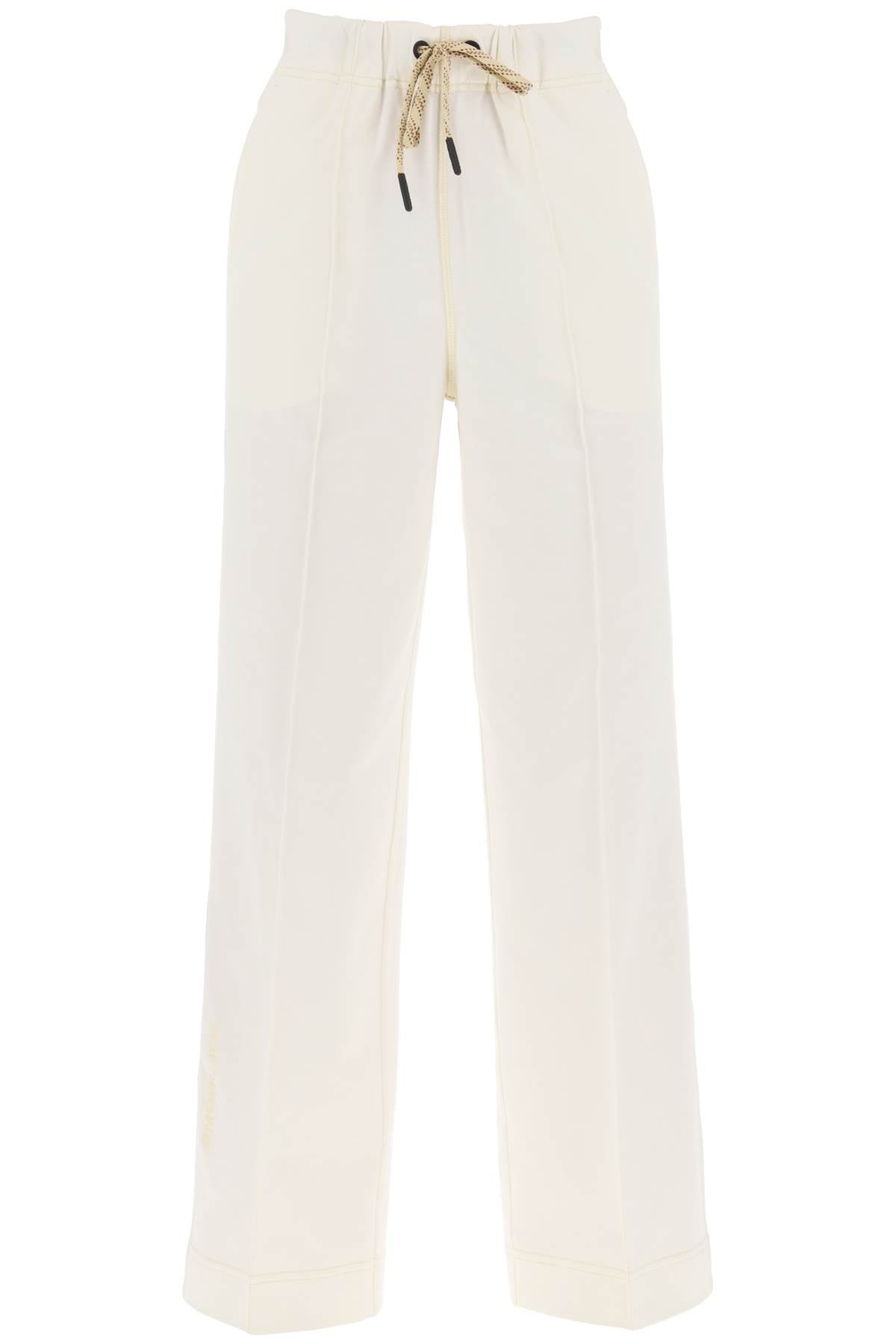 Logoed Sporty Pants  - White