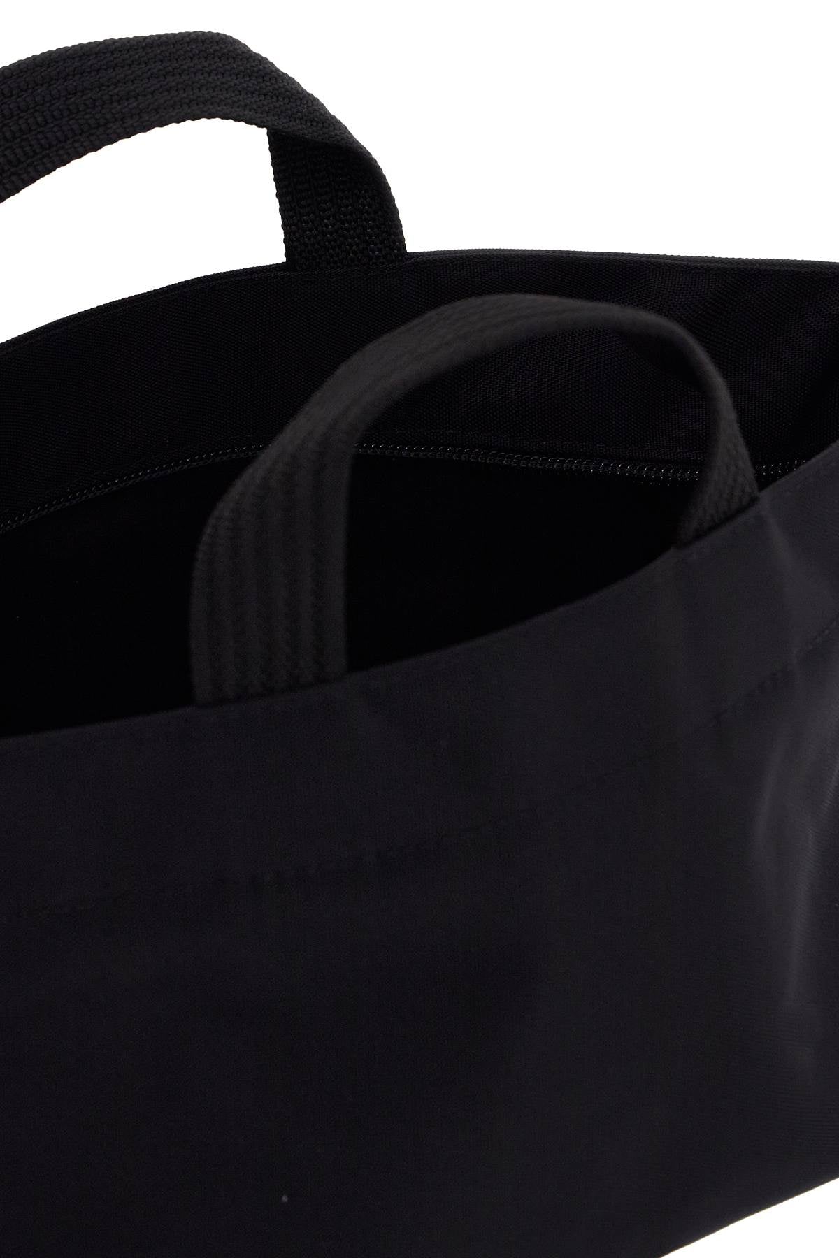 Small Two Tone Tote Bag  - Black