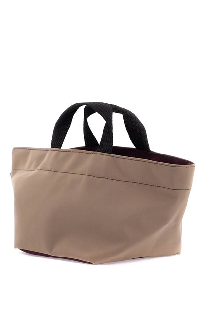 Small Two Tone Tote Bag  - Neutro