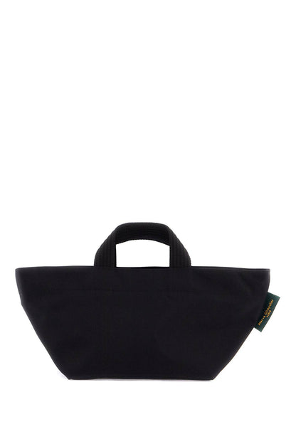 Small Two Tone Tote Bag  - Black