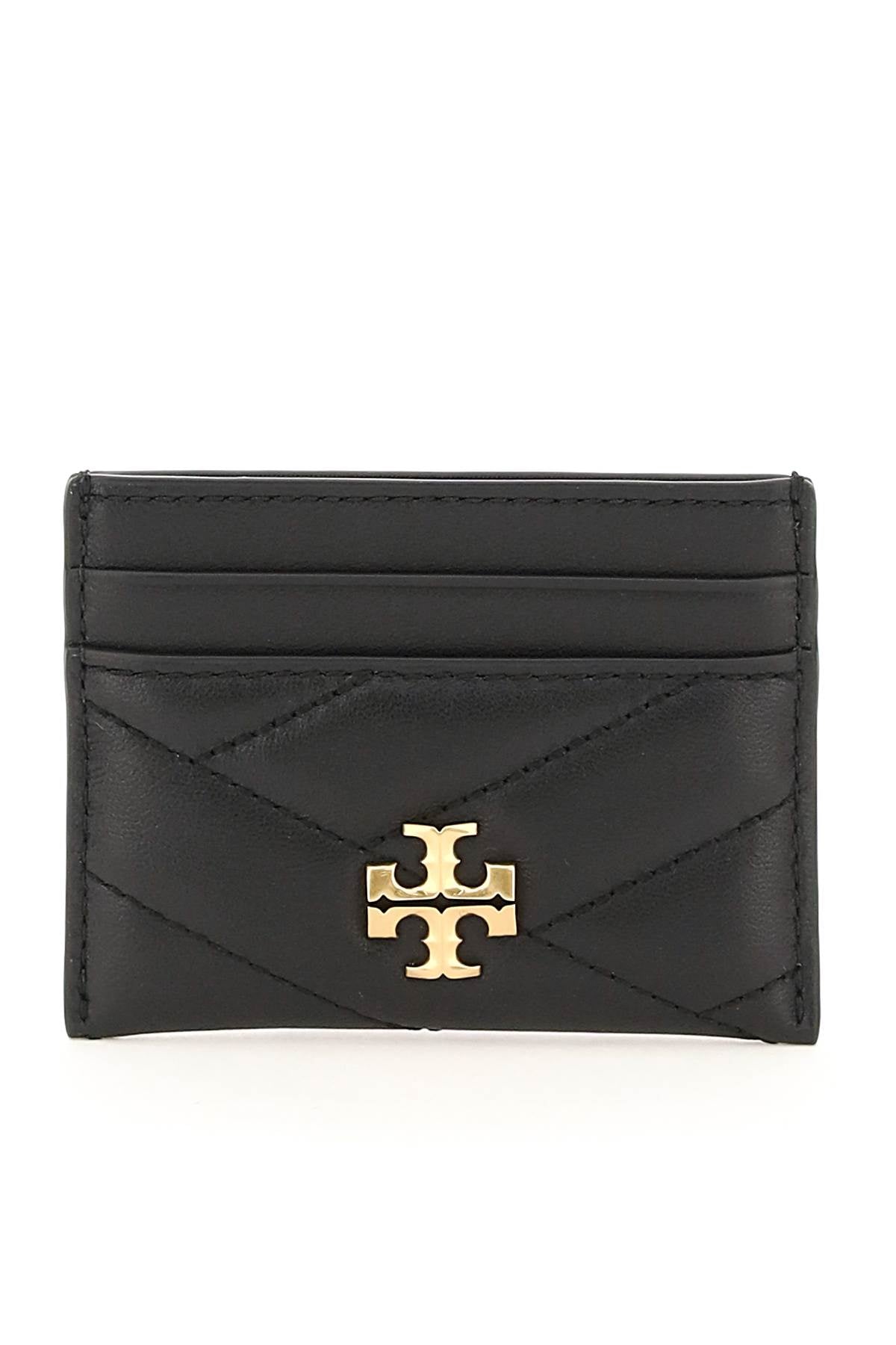 Kira Chevron Cardholder  - Black