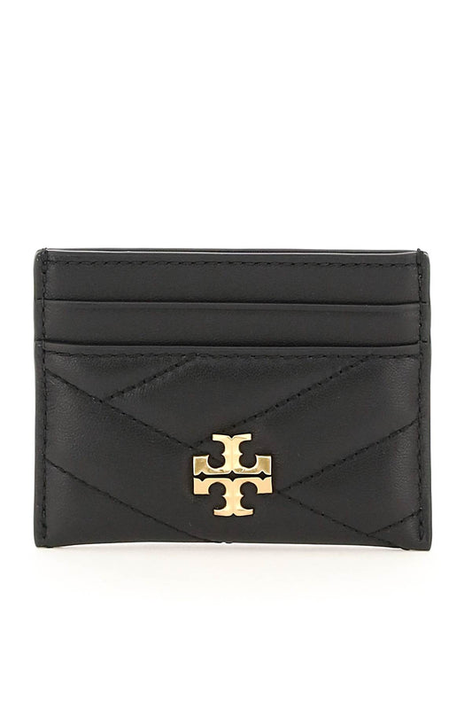 Kira Chevron Cardholder  - Black