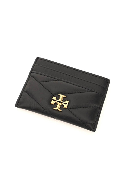 Kira Chevron Cardholder  - Black