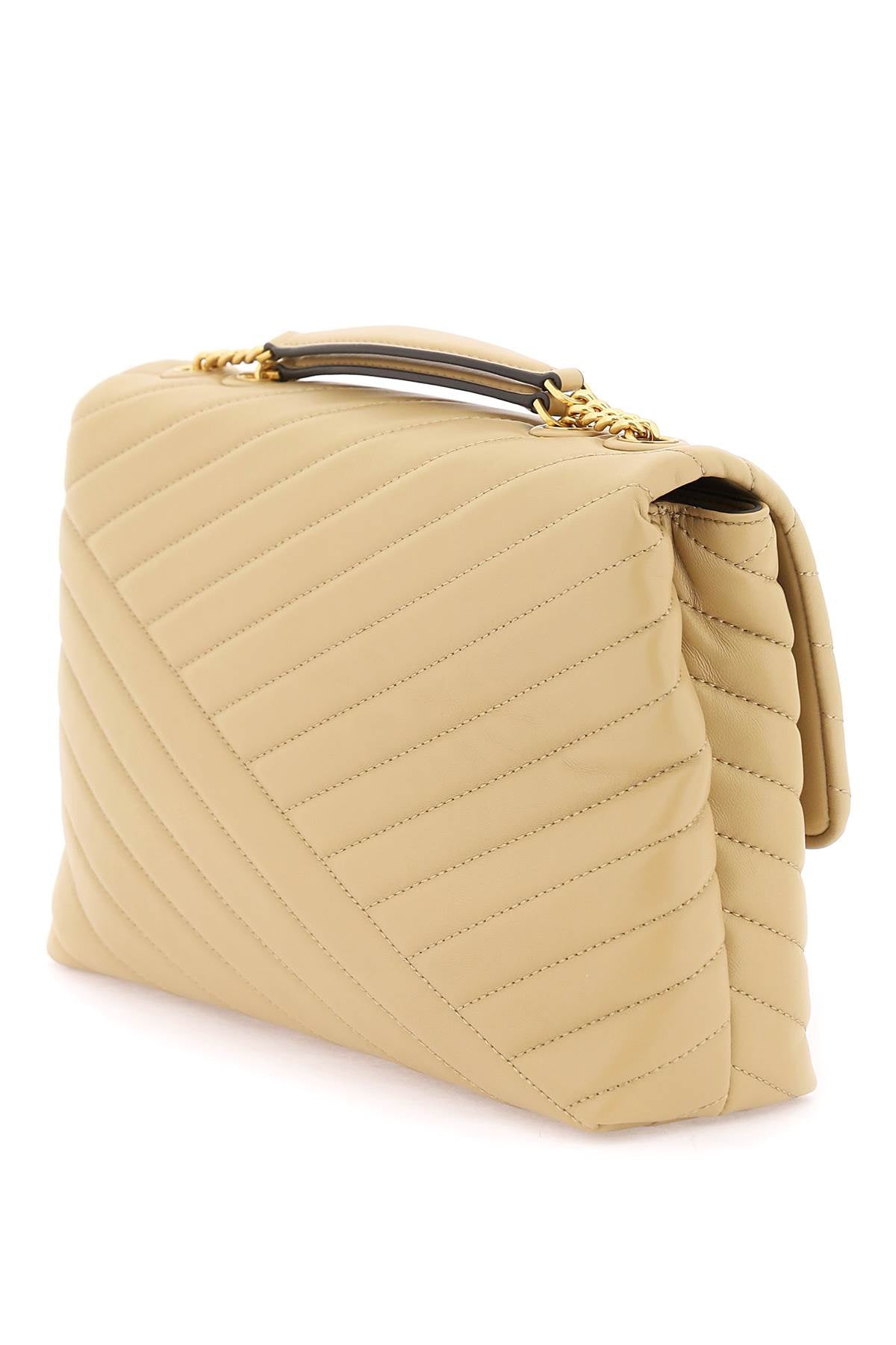 Large 'kira' Shoulder Bag  - Beige