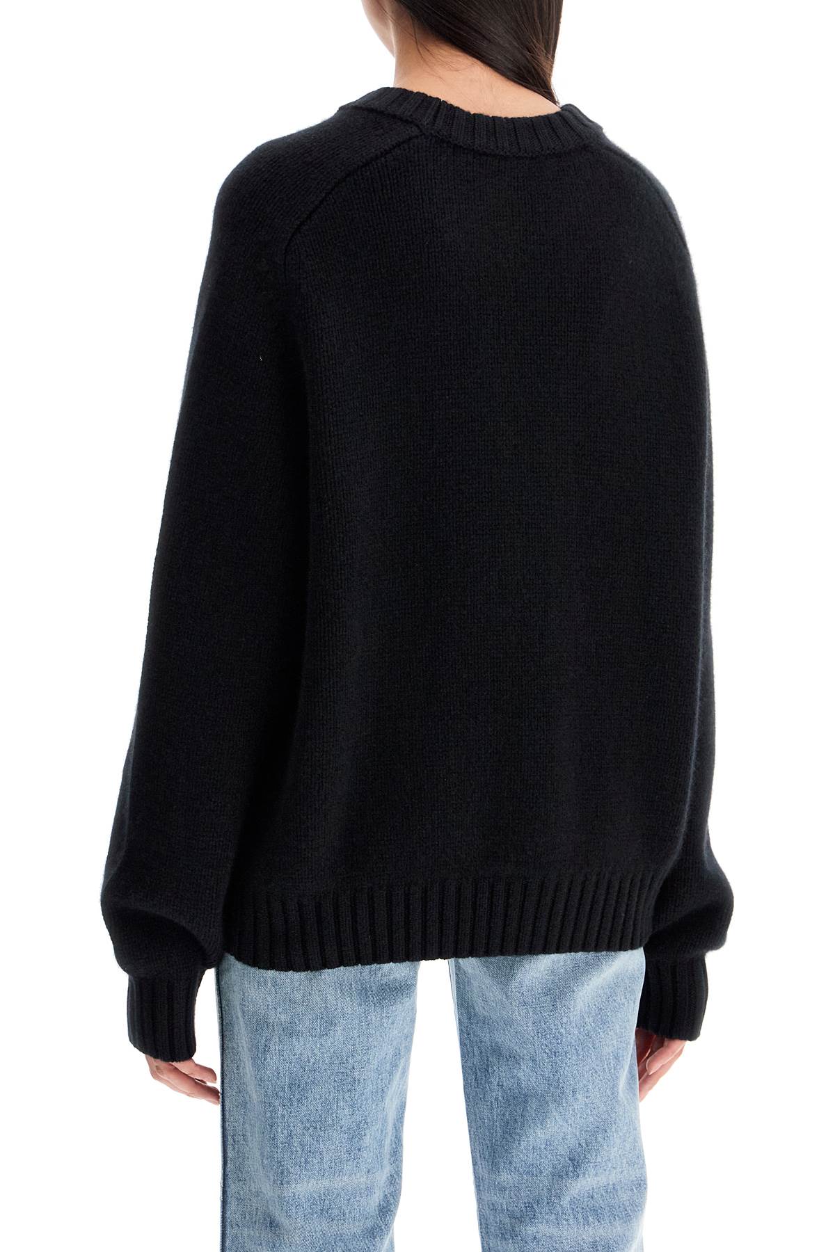 Cashmere Mae Pullover Sweater  - Black