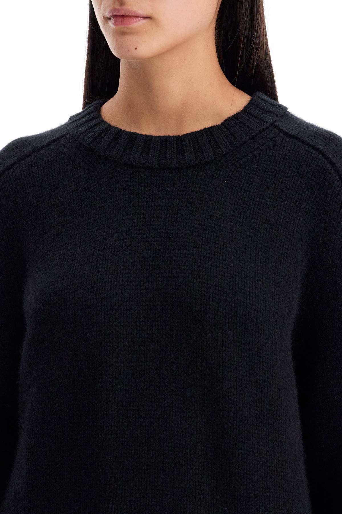 Cashmere Mae Pullover Sweater  - Black