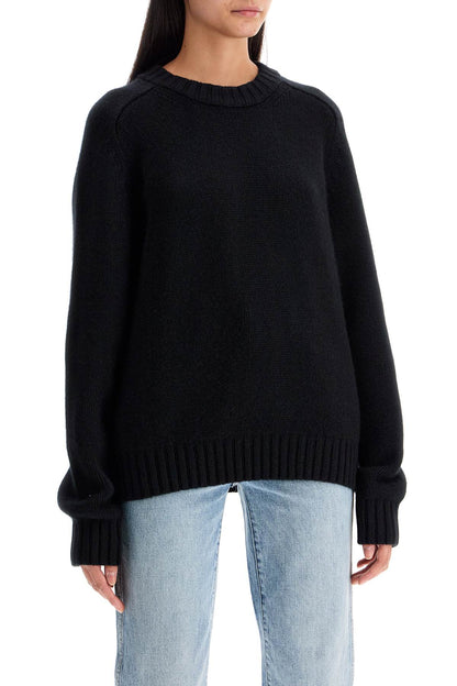 Cashmere Mae Pullover Sweater  - Black