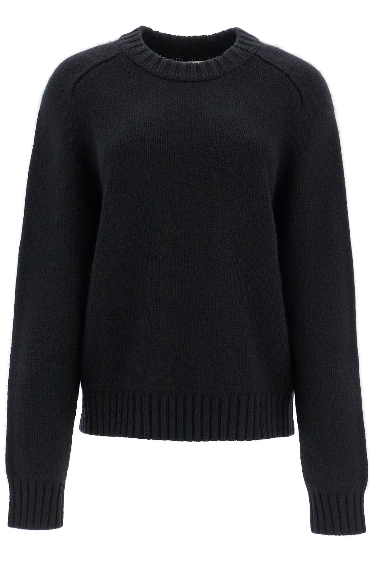 Cashmere Mae Pullover Sweater  - Black