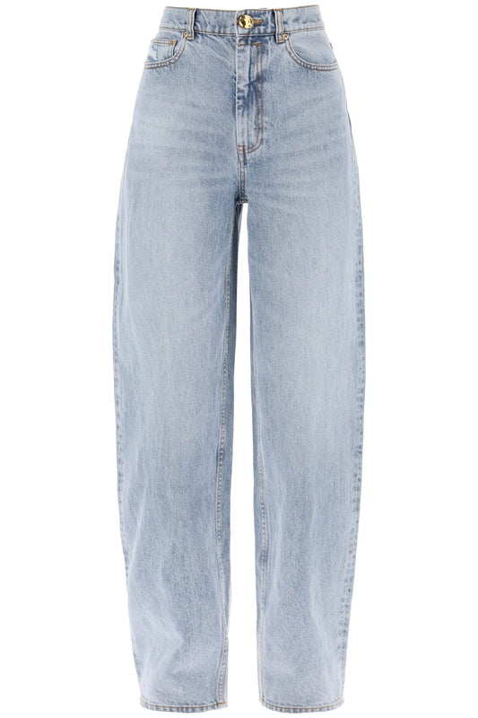 "curved Leg Natural Jeans For  - Light Blue