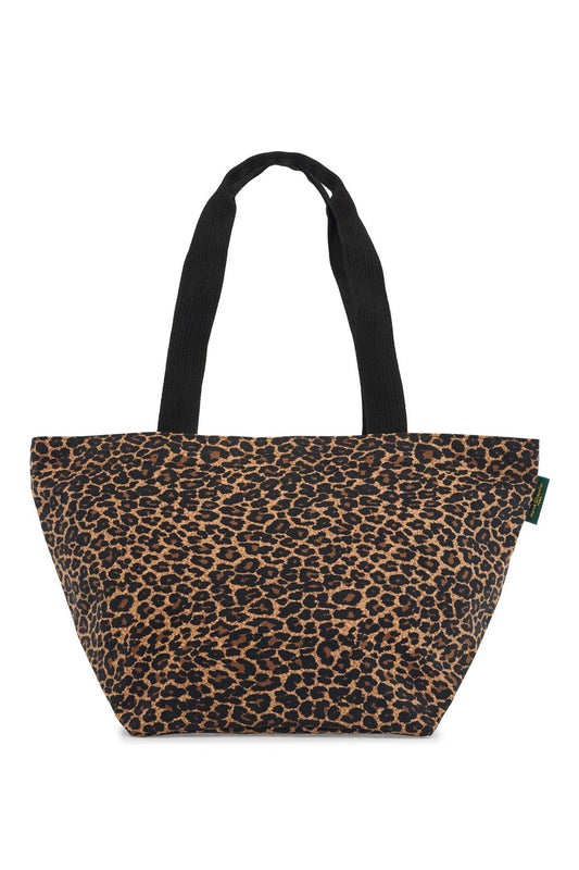 Large Two Tone Tote Bag  - Brown