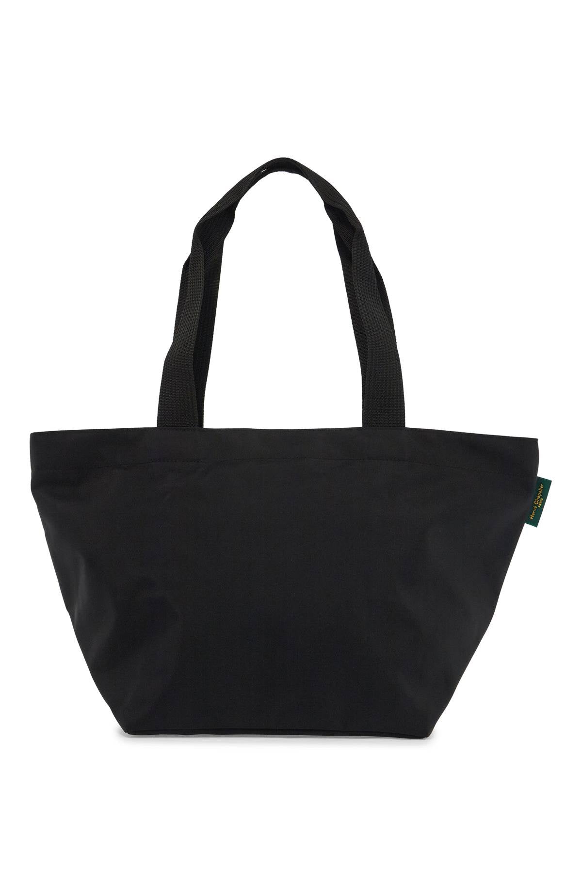 Large Two Tone Tote Bag  - Black