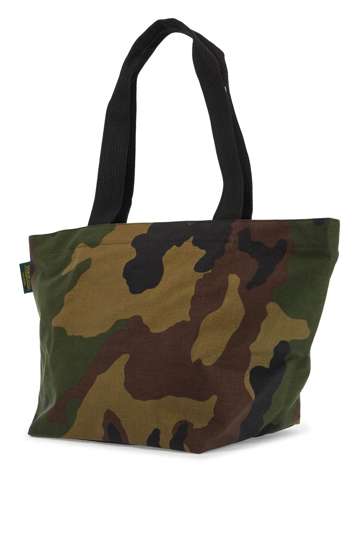 Large Two Tone Tote Bag  - Khaki