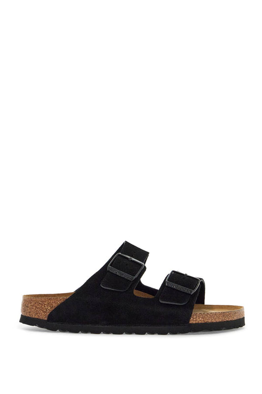 Soft Footbed Arizona Slides  - Black