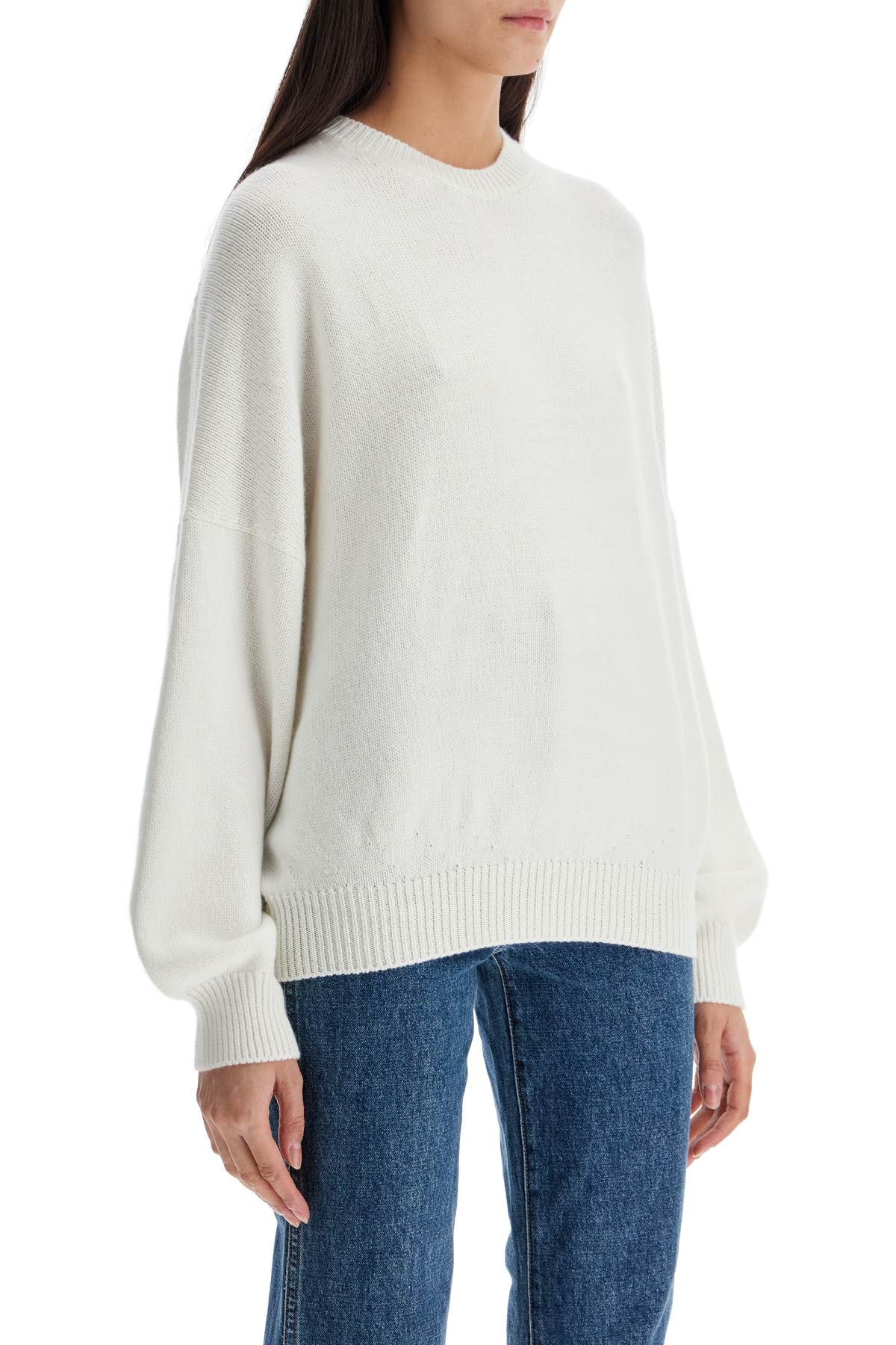 Cashmere Margaux Pullover  - White