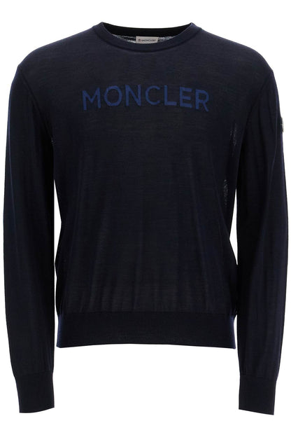 Lightweight Wool Pullover Sweater  - Blue