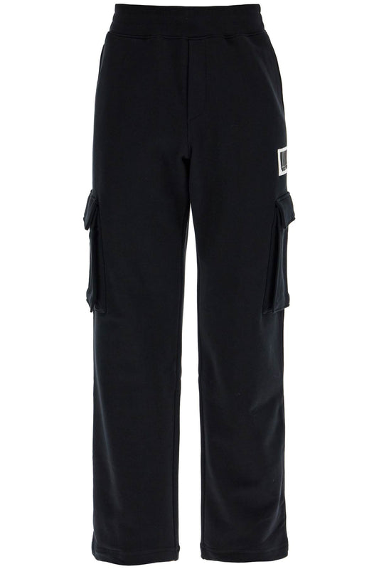 Barcode Jogging Pants  - Black