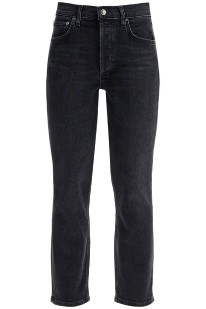 Cropped Riley Jeans By  - Black