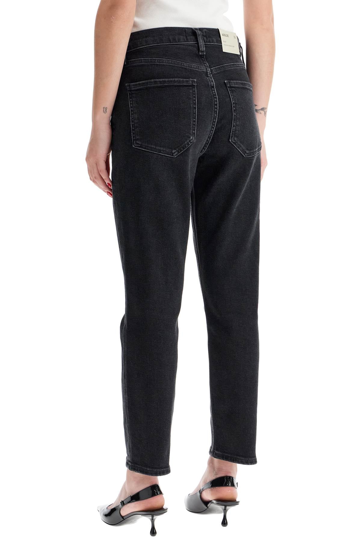 Cropped Riley Jeans By  - Black