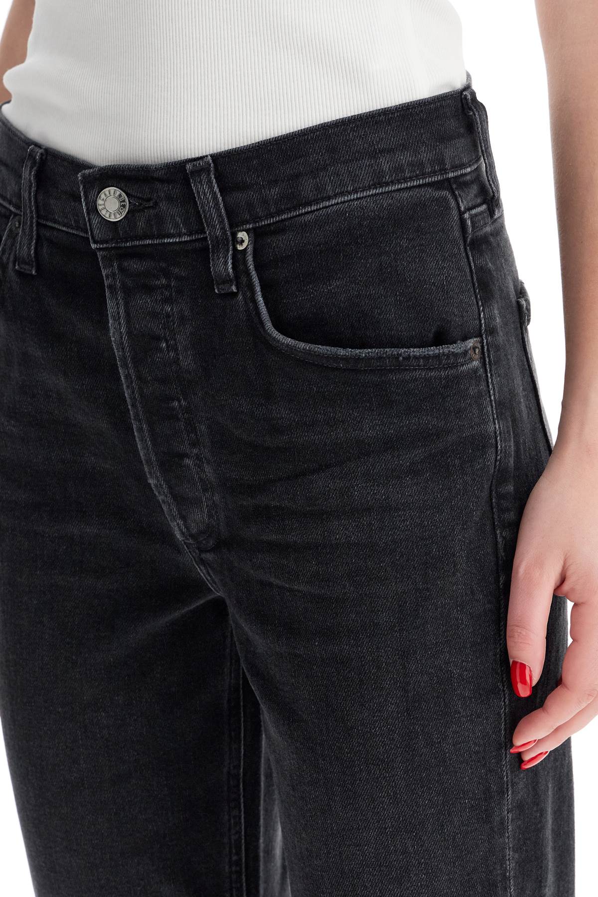 Riley Cropped Jeans  - Black