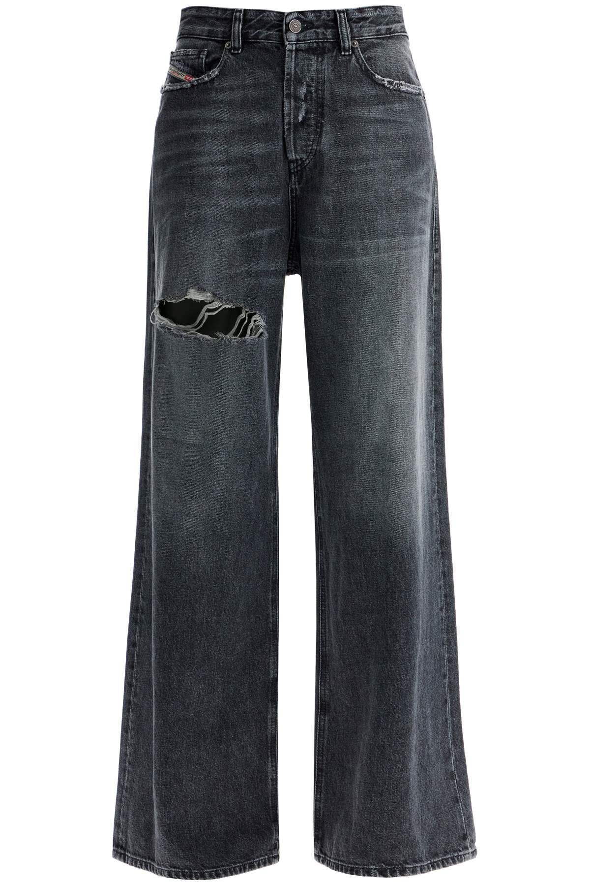 Straight Leg Jeans  - Grey