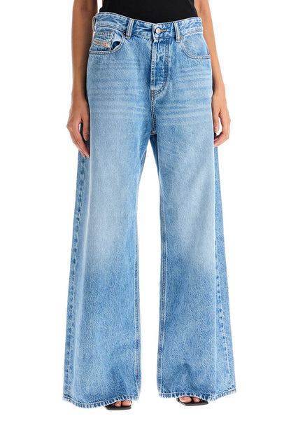 Straight Leg Jeans  - Blue