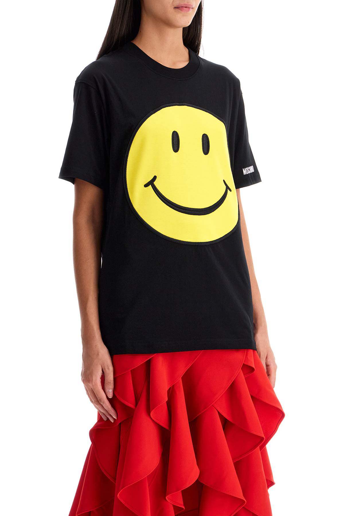 Smiley Face T  - Black