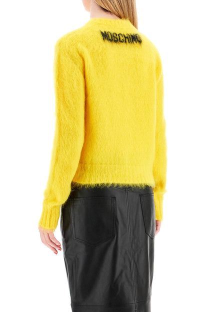 Mohair Smiley Pullover  - Yellow