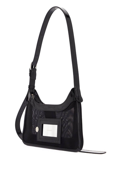 Mini Platt Mesh Shoulder Bag  - Black