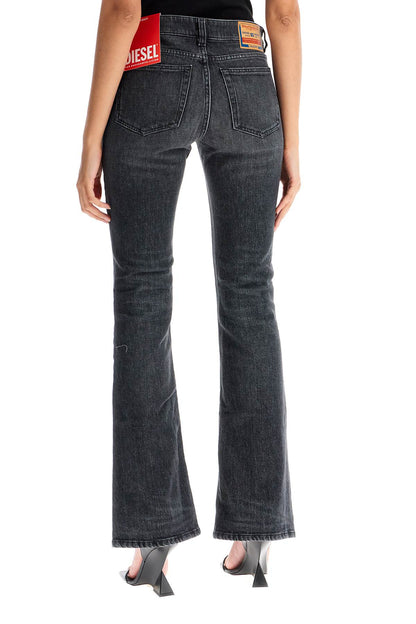 Iamante  Jeans With Oval  - Black