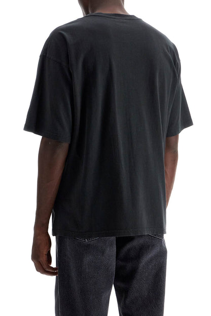 T-boxt-n14 T-shirt With Flocked Logo  - Black