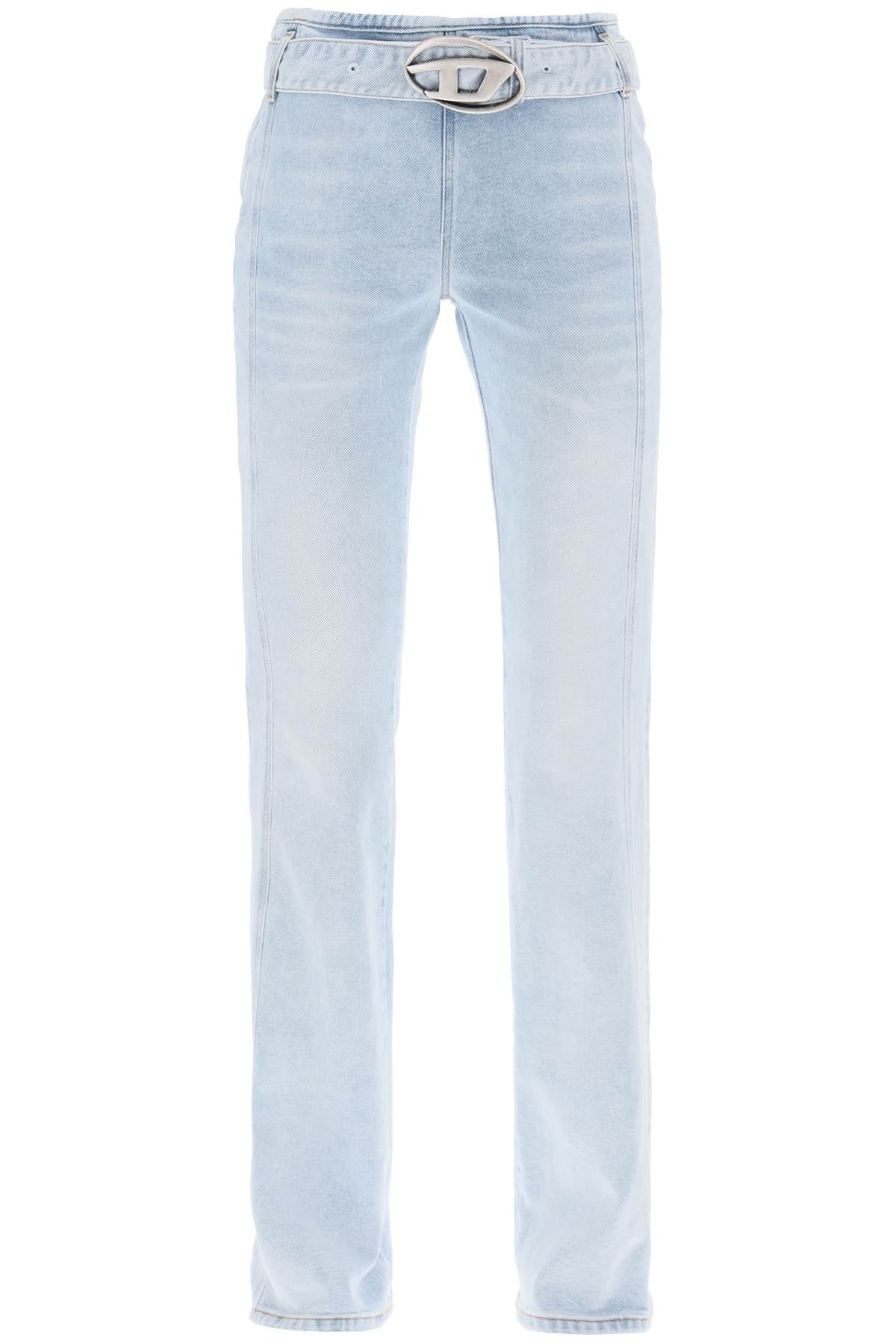 D-ebbybelt Flared Jeans  - Light Blue