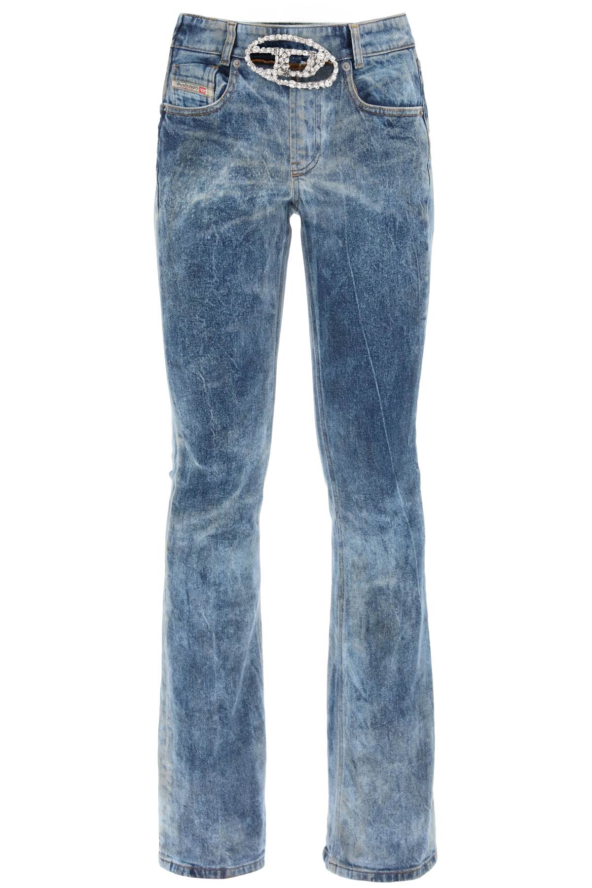 1969 D-ebbey Jeans With Jewel Buckle  - Blue