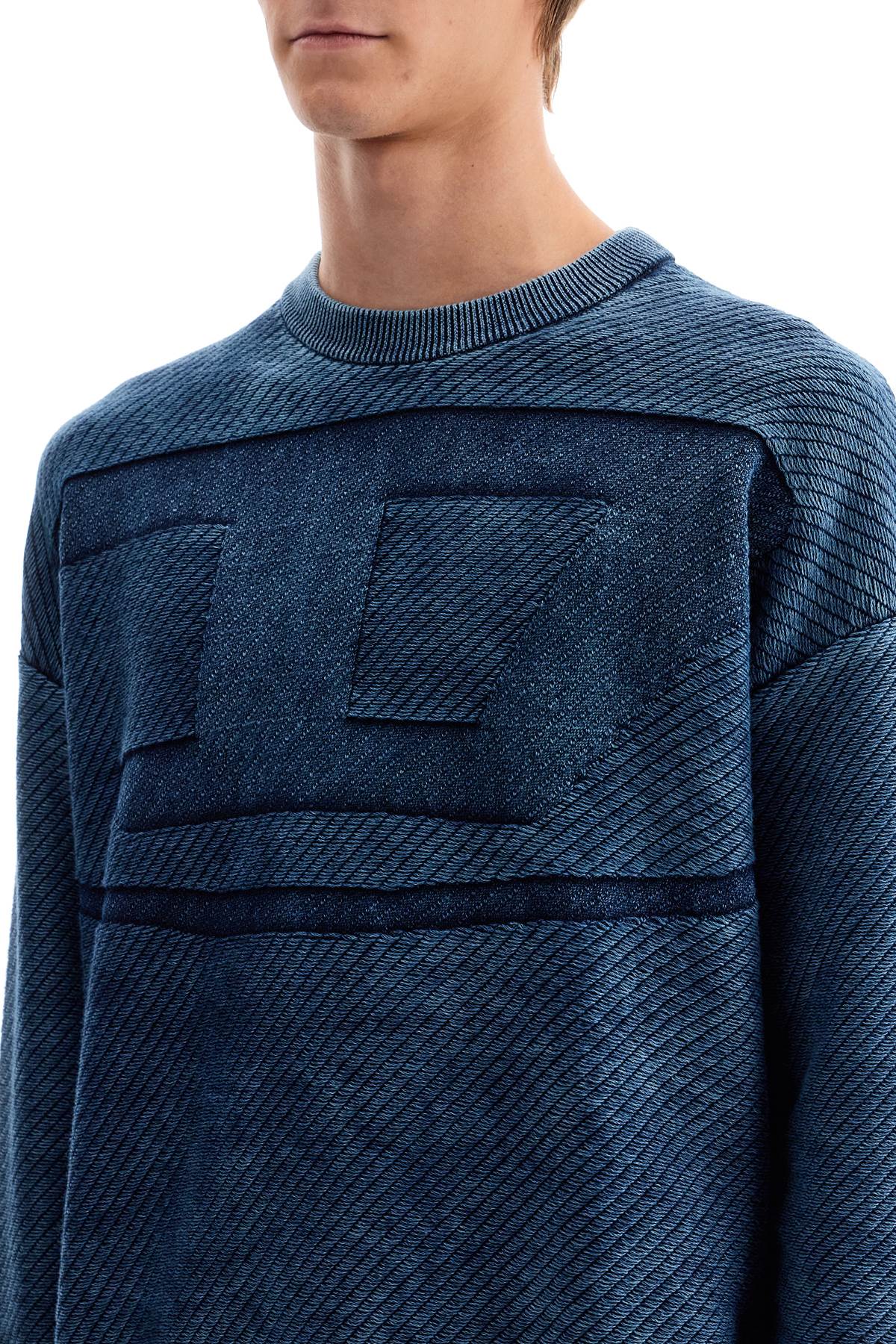 K-klevery Pullover With Oval  - Blue